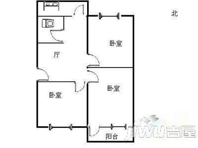 义西小区3室2厅2卫151㎡户型图