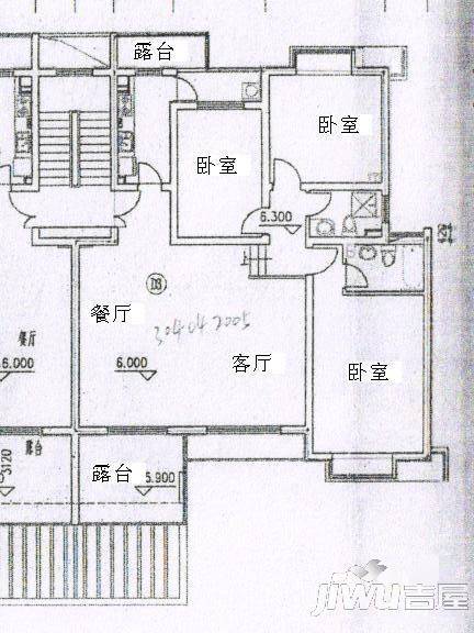 水榭花都4室2厅3卫246.1㎡户型图