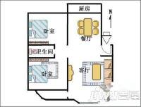 汇通小区2室2厅1卫93㎡户型图