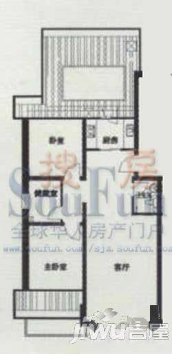 枫丹华庭3室2厅2卫户型图