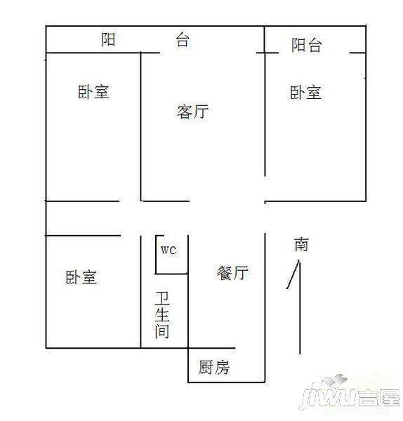 锦府苑2室0厅0卫户型图