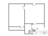 北方大厦宿舍1室1厅1卫62㎡户型图