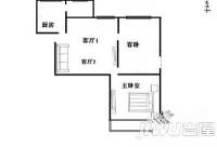 雅馨园3室2厅2卫156㎡户型图