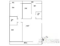 石风路省公安厅宿舍3室2厅2卫127㎡户型图