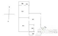 404厂生活区2室1厅1卫66㎡户型图