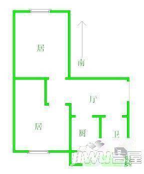 开达小区3室1厅2卫118㎡户型图