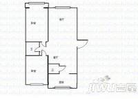 馨华园2室2厅2卫108㎡户型图