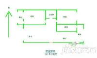 自由立方2室2厅1卫113㎡户型图