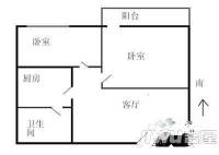 电业小区2室1厅1卫80㎡户型图