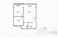 铁路35宿舍2室1厅1卫65㎡户型图