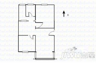 明珠园2室2厅1卫93㎡户型图