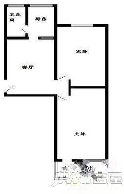 吴兴花园2室2厅1卫99㎡户型图