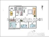 长荣小区3室2厅1卫户型图