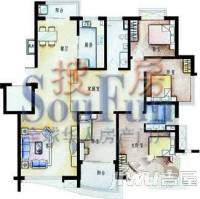 东方观邸4室3厅2卫171.4㎡户型图