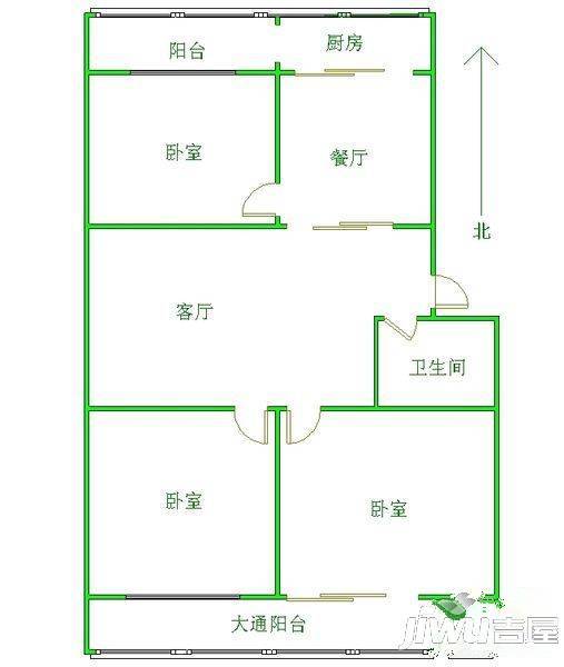 芳馨家园2室0厅0卫户型图