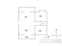 西宝嘉园2室2厅1卫94㎡户型图