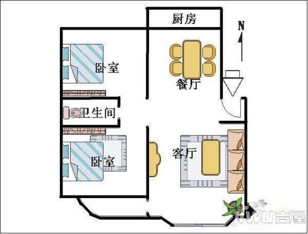 怡然雅居3室0厅0卫户型图