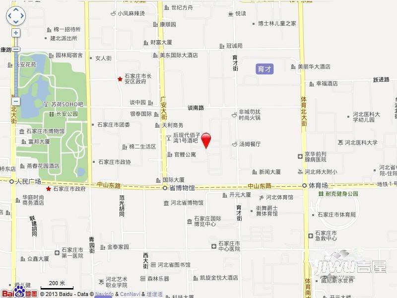 广安小区位置交通图图片