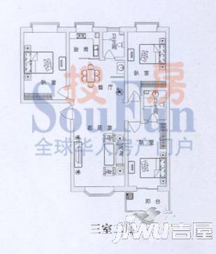 康星家园2室1厅0卫户型图