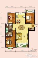 天阳泰富西苑3室2厅2卫128㎡户型图