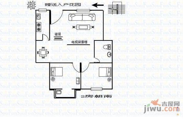 丰盛假日城堡3室2厅2卫150㎡户型图