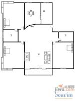 丰盛假日城堡3室2厅2卫150㎡户型图