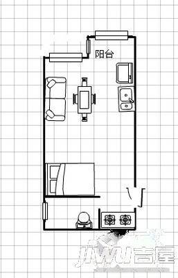 水岸假日3室2厅2卫133㎡户型图