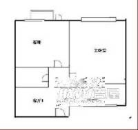 圣福公寓1室1厅1卫户型图