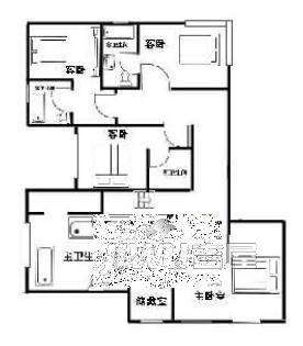 朝阳阁3室1厅2卫户型图