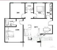 利泉楼3室1厅2卫户型图