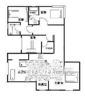 怡香阁0室1厅3卫户型图