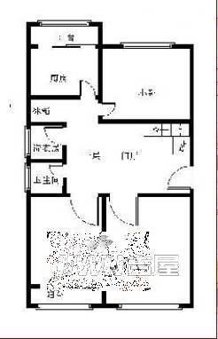 福隆商业广场一期3室1厅1卫户型图