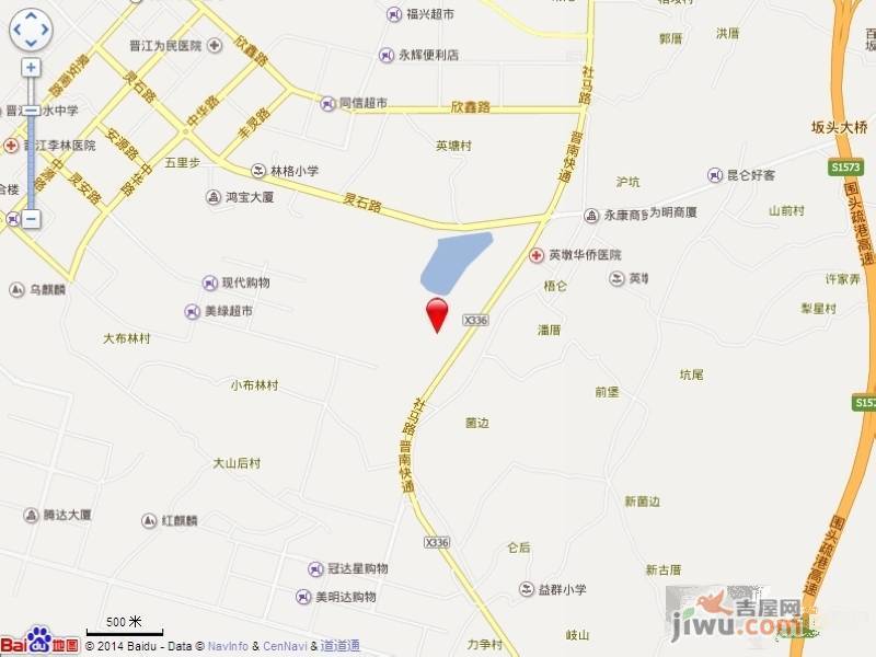 晋江阳光城翡丽湾位置交通图