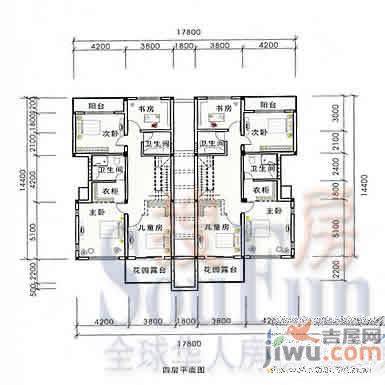 金色东江0室2厅1卫户型图