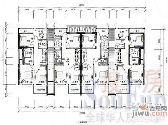 金色东江0室2厅1卫户型图