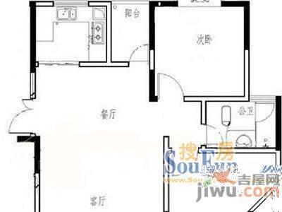 德泽苑3室2厅2卫户型图