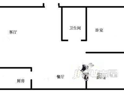 红建新村3室1厅1卫户型图