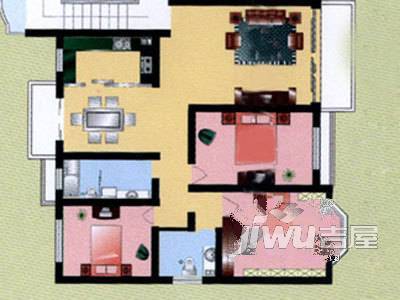 景都花园4室2厅2卫170㎡户型图