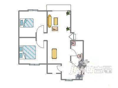 金地阳光4室2厅2卫户型图