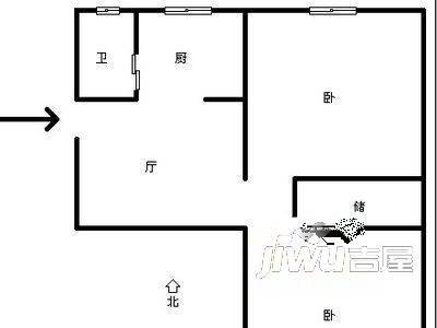 世禾新村2室1厅2卫户型图