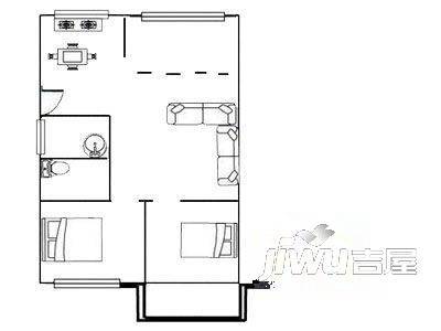 世禾新村2室1厅2卫户型图