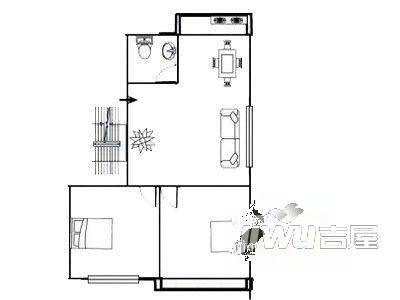 世禾新村2室1厅2卫户型图