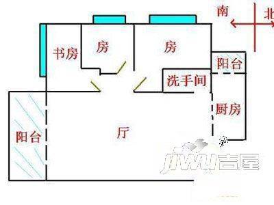 辕门新村西区2室1厅1卫户型图