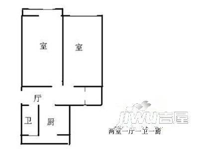 西咸欢新村3室2厅2卫户型图