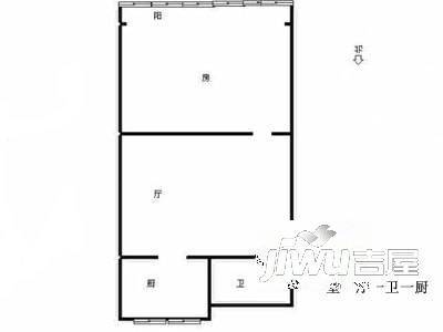 西咸欢新村3室2厅2卫户型图