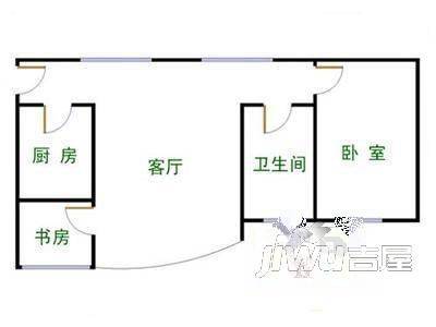 东盛世家4室1厅1卫96.6㎡户型图