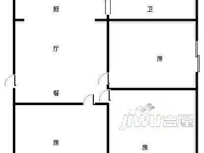 翠苑新村1室1厅1卫户型图