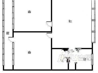 丰越花园3室1厅1卫户型图