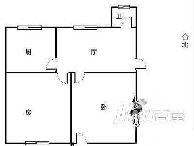 凤江花园3室1厅2卫户型图