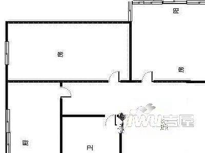 昌安东村3室1厅1卫户型图